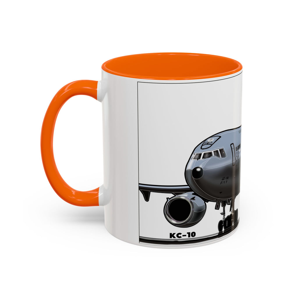 Airplane Lover's Accent Coffee Mug | Travel Gift, Aviation Decor, Pilot Present, Unique Coffee Cup, Jet Enthusiast Mug